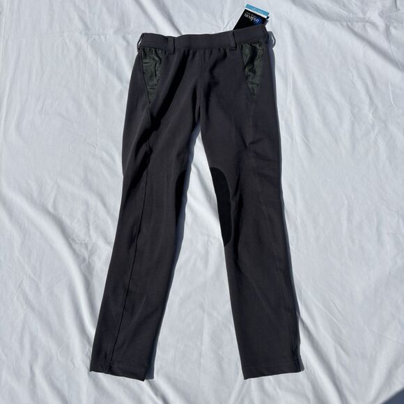 Irideon Graphite And Mint  Himalayer Mesh Riding Leggings Knee Patch Kids Large - Picture 1 of 10